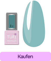 Gellack TUFI profi PREMIUM Sea №15 Cerulean 8 ml